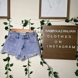 Pacsun “High Rise Short” Jean Shorts